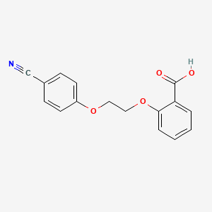 2-[2-(4-Cyanophenoxy)ethoxy]benzoic acid