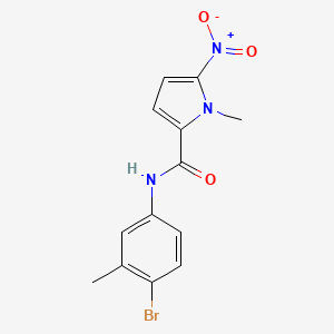 N-(4-bromo-3-methylphenyl)-1-methyl-5-nitropyrrole-2-carboxamide