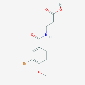 N-(3-bromo-4-methoxybenzoyl)-beta-alanine