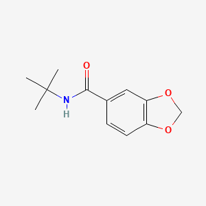 N-tert-butyl-1,3-benzodioxole-5-carboxamide