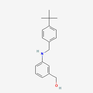 [3-[(4-Tert-butylphenyl)methylamino]phenyl]methanol