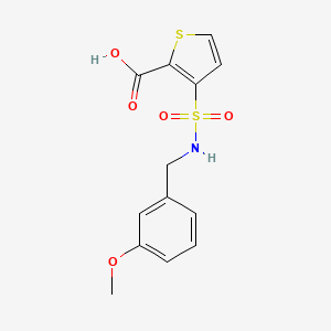 3-[(3-Methoxyphenyl)methylsulfamoyl]thiophene-2-carboxylic acid