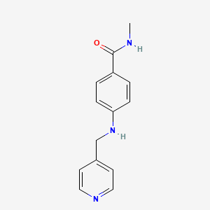 N-methyl-4-(pyridin-4-ylmethylamino)benzamide