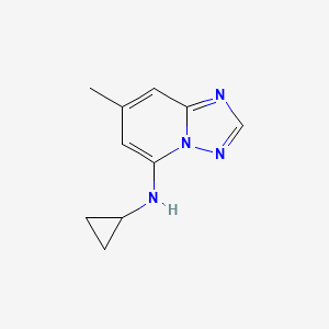 N-cyclopropyl-7-methyl-[1,2,4]triazolo[1,5-a]pyridin-5-amine