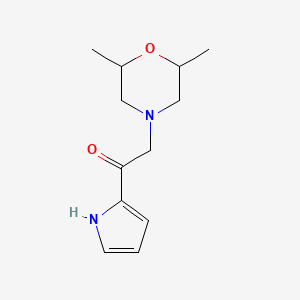 2-(2,6-dimethylmorpholin-4-yl)-1-(1H-pyrrol-2-yl)ethanone