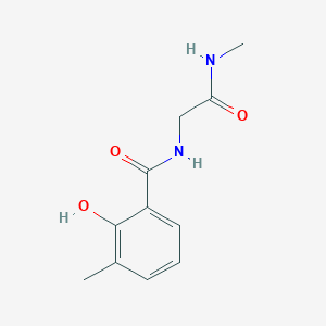 2-hydroxy-3-methyl-N-[2-(methylamino)-2-oxoethyl]benzamide