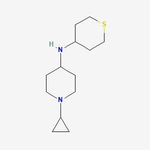 molecular formula C13H24N2S B7525368 1-cyclopropyl-N-(thian-4-yl)piperidin-4-amine 