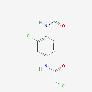 N-(4-acetamido-3-chlorophenyl)-2-chloroacetamide