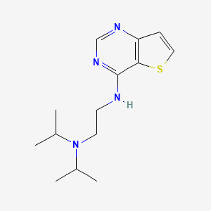 N',N'-di(propan-2-yl)-N-thieno[3,2-d]pyrimidin-4-ylethane-1,2-diamine