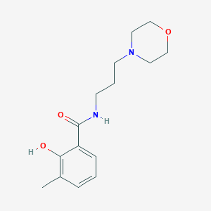 2-hydroxy-3-methyl-N-(3-morpholin-4-ylpropyl)benzamide