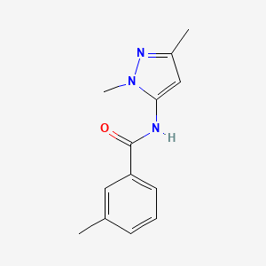 N-(2,5-dimethylpyrazol-3-yl)-3-methylbenzamide