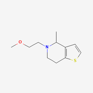 5-(2-methoxyethyl)-4-methyl-6,7-dihydro-4H-thieno[3,2-c]pyridine