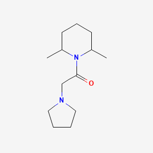 1-(2,6-Dimethylpiperidin-1-yl)-2-pyrrolidin-1-ylethanone