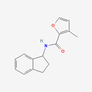 N-(2,3-dihydro-1H-inden-1-yl)-3-methylfuran-2-carboxamide