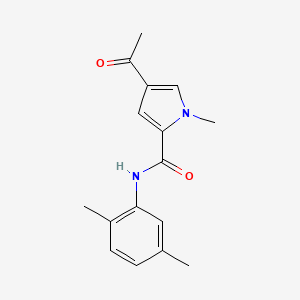 4-acetyl-N-(2,5-dimethylphenyl)-1-methylpyrrole-2-carboxamide