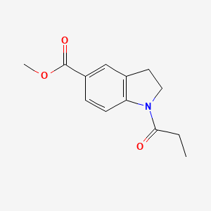 Methyl 1-propanoyl-2,3-dihydroindole-5-carboxylate