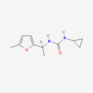 1-Cyclopropyl-3-[1-(5-methylfuran-2-yl)ethyl]urea