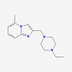 2-[(4-Ethylpiperazin-1-yl)methyl]-5-methylimidazo[1,2-a]pyridine