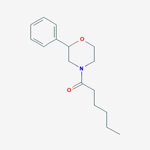 1-(2-Phenylmorpholin-4-yl)hexan-1-one