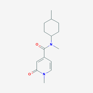 N,1-dimethyl-N-(4-methylcyclohexyl)-2-oxopyridine-4-carboxamide