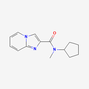 N-cyclopentyl-N-methylimidazo[1,2-a]pyridine-2-carboxamide