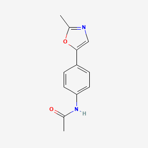 N-(4-(2-Methyloxazol-5-yl)phenyl)acetamide