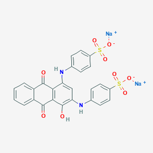 molecular formula C26H16N2Na2O9S2 B075258 C.I.媒染黑13 CAS No. 1324-21-6