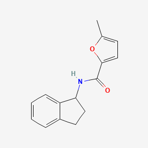 N-(2,3-dihydro-1H-inden-1-yl)-5-methylfuran-2-carboxamide