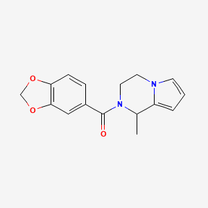 1,3-benzodioxol-5-yl-(1-methyl-3,4-dihydro-1H-pyrrolo[1,2-a]pyrazin-2-yl)methanone