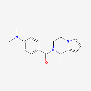 [4-(dimethylamino)phenyl]-(1-methyl-3,4-dihydro-1H-pyrrolo[1,2-a]pyrazin-2-yl)methanone