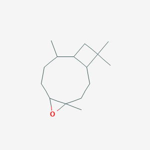molecular formula C15H26O B075259 4,9,12,12-四甲基-5-氧杂三环[8.2.0.04,6]十二烷 CAS No. 1209-61-6