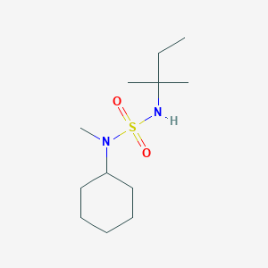 [Methyl(2-methylbutan-2-ylsulfamoyl)amino]cyclohexane