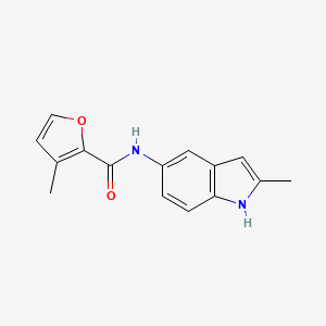 3-methyl-N-(2-methyl-1H-indol-5-yl)furan-2-carboxamide