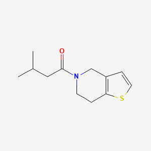 1-(6,7-dihydro-4H-thieno[3,2-c]pyridin-5-yl)-3-methylbutan-1-one