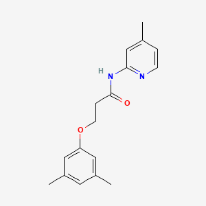 3-(3,5-dimethylphenoxy)-N-(4-methylpyridin-2-yl)propanamide