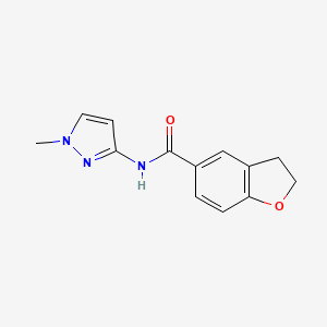 N-(1-methylpyrazol-3-yl)-2,3-dihydro-1-benzofuran-5-carboxamide