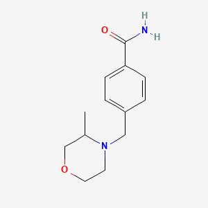 4-[(3-Methylmorpholin-4-yl)methyl]benzamide