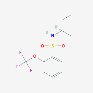 N-butan-2-yl-2-(trifluoromethoxy)benzenesulfonamide