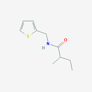 molecular formula C10H15NOS B7526116 2-methyl-N-(thiophen-2-ylmethyl)butanamide 