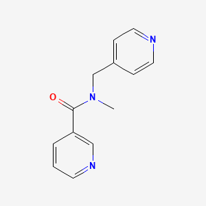 molecular formula C13H13N3O B7526193 N-methyl-N-(pyridin-4-ylmethyl)pyridine-3-carboxamide 
