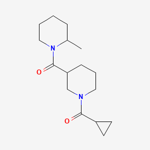 Cyclopropyl-[3-(2-methylpiperidine-1-carbonyl)piperidin-1-yl]methanone