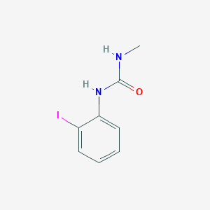 molecular formula C8H9IN2O B7526217 N-(2-碘苯基)-N'-甲基脲 