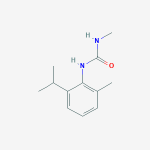 molecular formula C12H18N2O B7526439 1-Methyl-3-(2-methyl-6-propan-2-ylphenyl)urea 