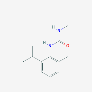 molecular formula C13H20N2O B7526445 1-Ethyl-3-(2-methyl-6-propan-2-ylphenyl)urea 