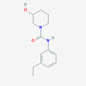 N-(3-ethylphenyl)-3-hydroxypiperidine-1-carboxamide