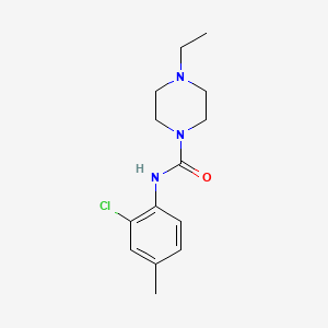 N-(2-chloro-4-methylphenyl)-4-ethylpiperazine-1-carboxamide