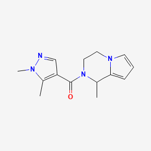 (1,5-dimethylpyrazol-4-yl)-(1-methyl-3,4-dihydro-1H-pyrrolo[1,2-a]pyrazin-2-yl)methanone