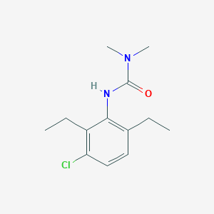 molecular formula C13H19ClN2O B7526578 3-(3-Chloro-2,6-diethylphenyl)-1,1-dimethylurea 