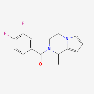 (3,4-difluorophenyl)-(1-methyl-3,4-dihydro-1H-pyrrolo[1,2-a]pyrazin-2-yl)methanone