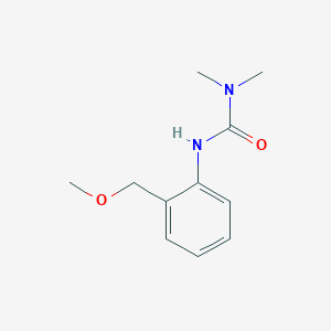 molecular formula C11H16N2O2 B7526618 3-[2-(Methoxymethyl)phenyl]-1,1-dimethylurea 